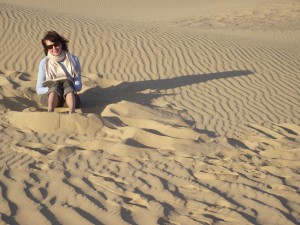 Anne in the desert